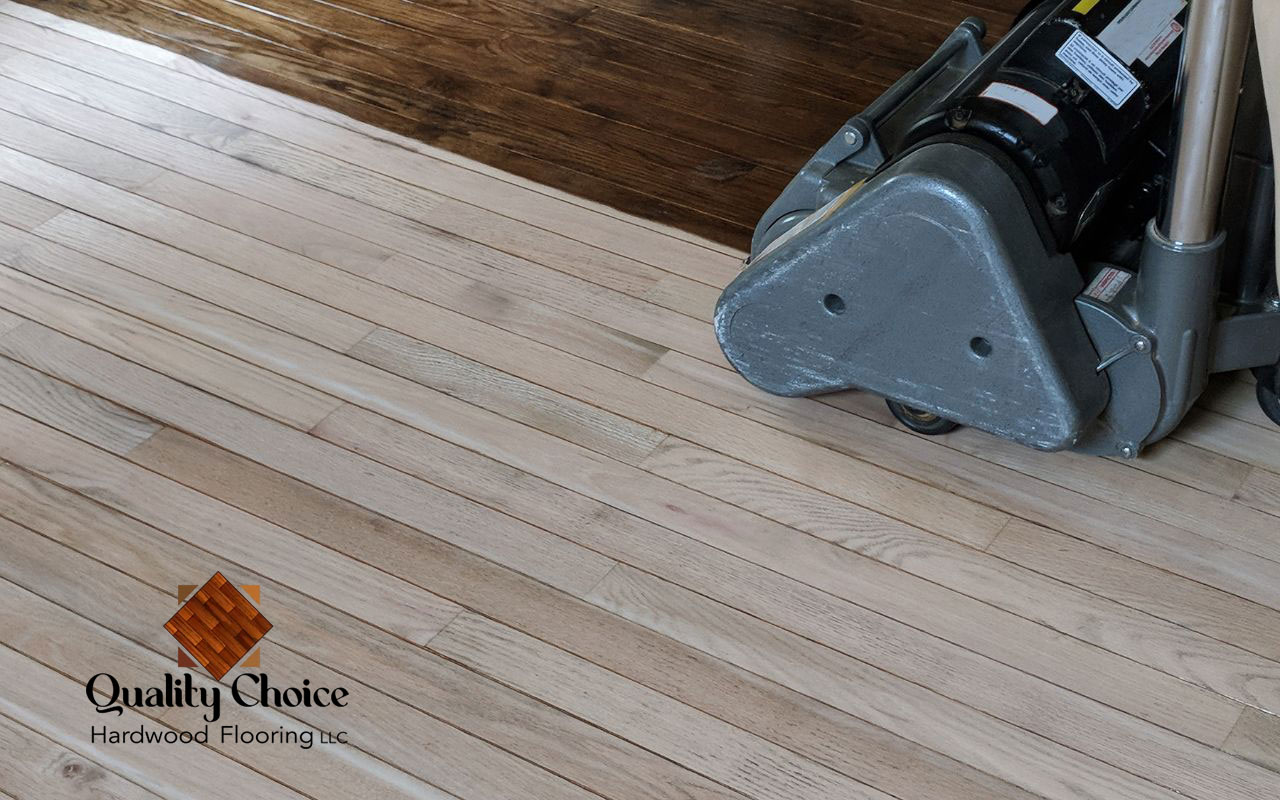 Applying finish to engineered hardwood floor for a glossy look